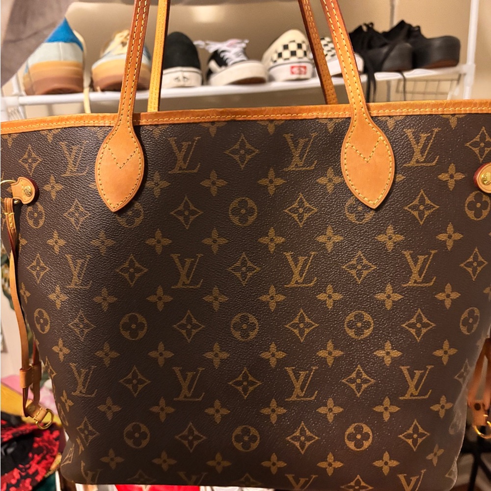 Louis Vuitton Brown Neverfull Monogram Tote